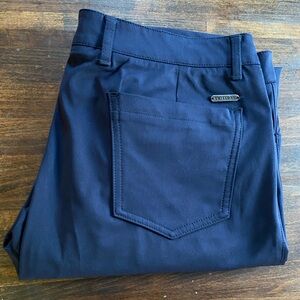 Twillory Performance Pants Men 34x32 Tag 34x31 Real Blue Stretch Tailored Fit